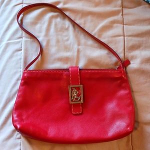 Ralph Lauren Red Vintage Shoulder Bag